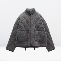 Ladies' padded jacket with drawstring & zipper – Lorena