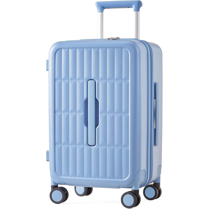 Airline-Approved 20" Carry-On Luggage with 3:7 Split & Triple-Layer PC Shell