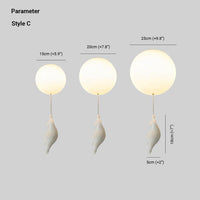 Children's Ceiling Lamp with Bear and Balloon - CloudBear