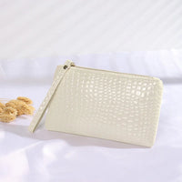 Fashionista's Crocodile Wristlet Bag