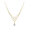 Woven Pearl Necklace - Mariela