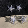 Zirkonia Star Earrings/Ear Cuff - Lyric