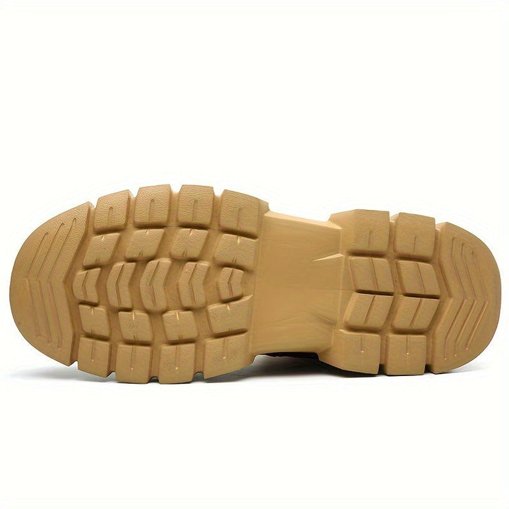 Men's safety shoes mid-cut with reinforced toe cap & sole – Auron