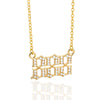 Zirconia Angel Numbers Necklace - Seraphina