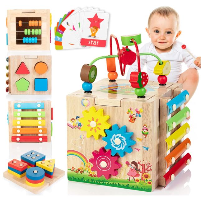 8-in-1 Montessori Play Cube – Cubbi-State of Style