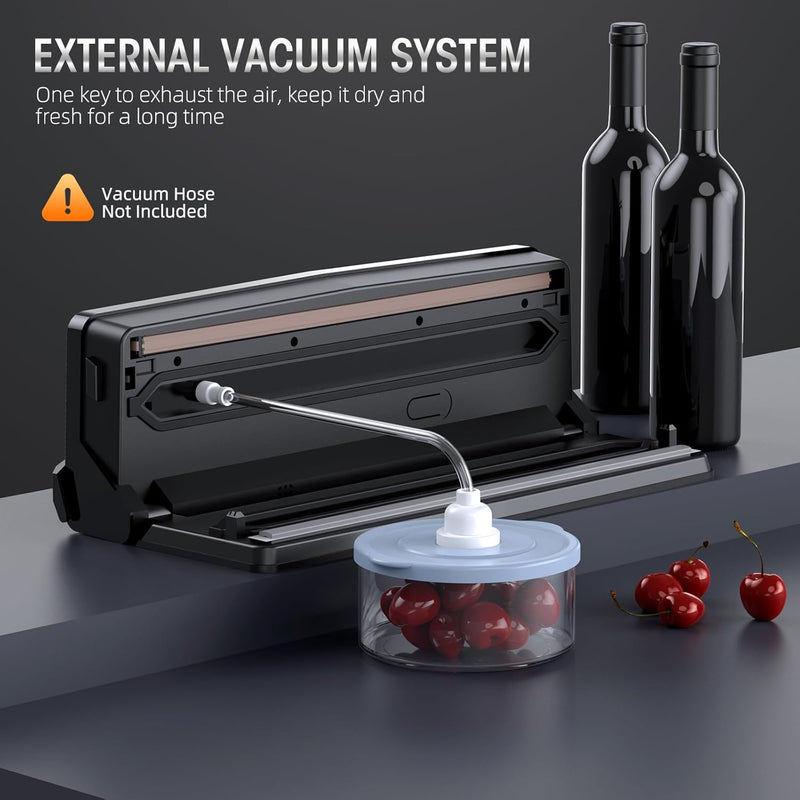 8-in-1 Vacuum Sealing Machine with Built-in Cutter-State of Style
