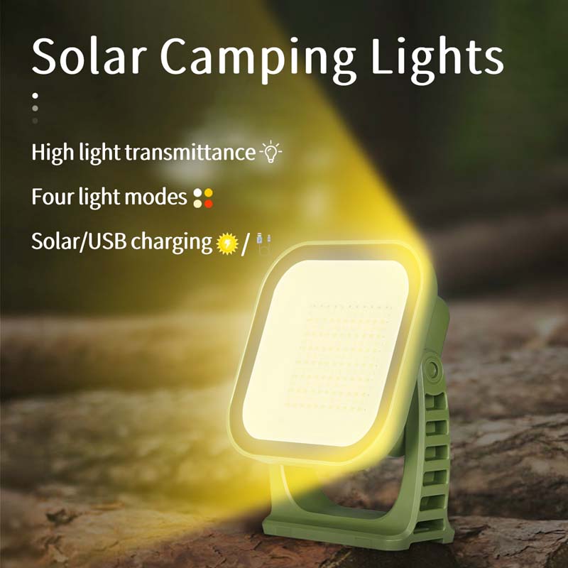 80W LED SOLAR-CHARGED CAMPING LAMP WITH MAGNET AND ZOOM FUNCTION-LY02S Solar energy-State of Style