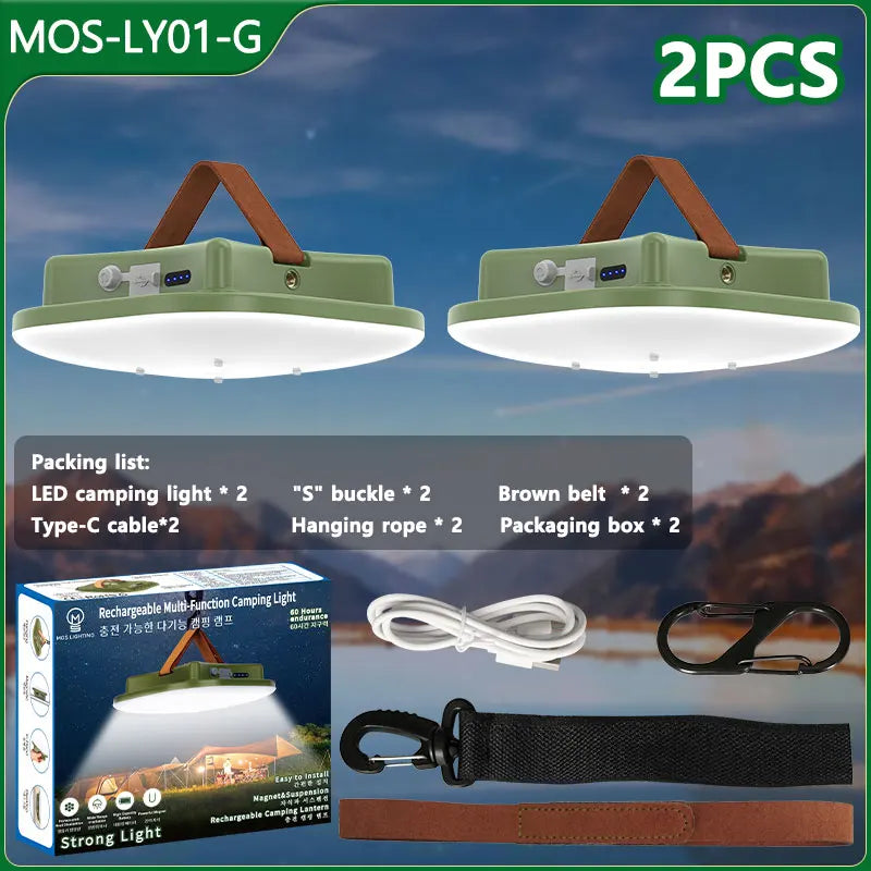 80W LED SOLAR-CHARGED CAMPING LAMP WITH MAGNET AND ZOOM FUNCTION-LY02S Solar energy-State of Style