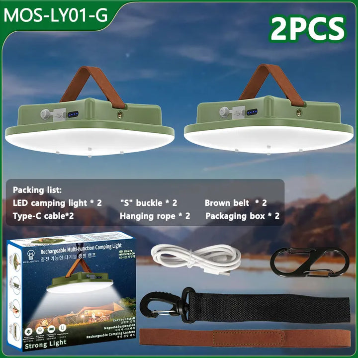 80W LED SOLAR-CHARGED CAMPING LAMP WITH MAGNET AND ZOOM FUNCTION-LY02S Solar energy-State of Style