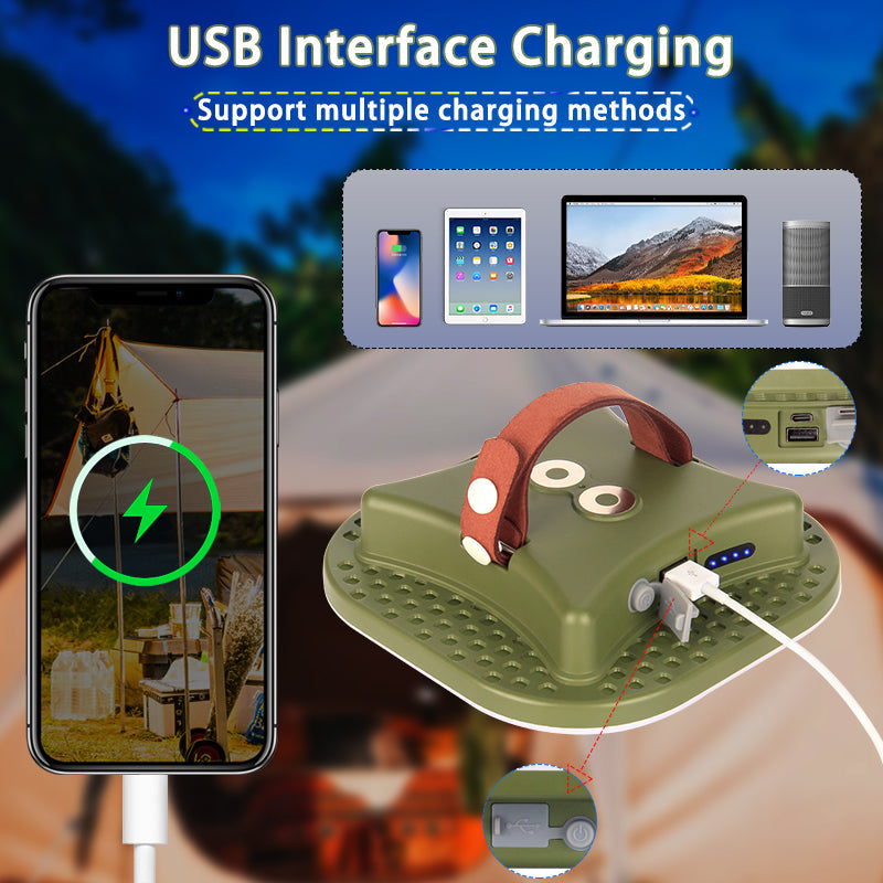 80W LED SOLAR-CHARGED CAMPING LAMP WITH MAGNET AND ZOOM FUNCTION-LY02S Solar energy-State of Style