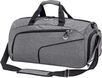 Waterproof 35L Gym Duffel with Shoe Compartment & Wet Pocket – Unisex Sports & Travel Bag