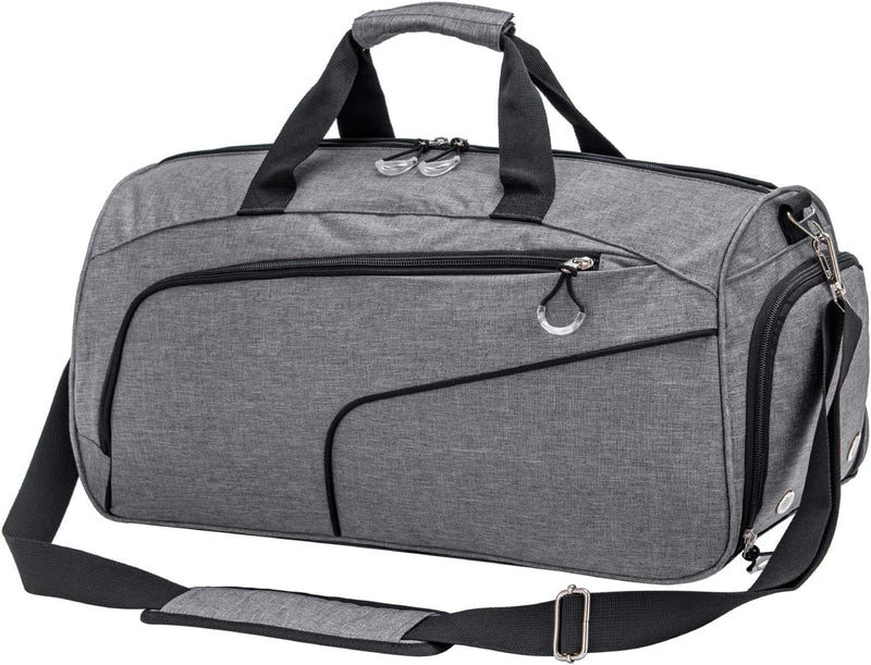 Waterproof 35L Gym Duffel with Shoe Compartment & Wet Pocket – Unisex Sports & Travel Bag
