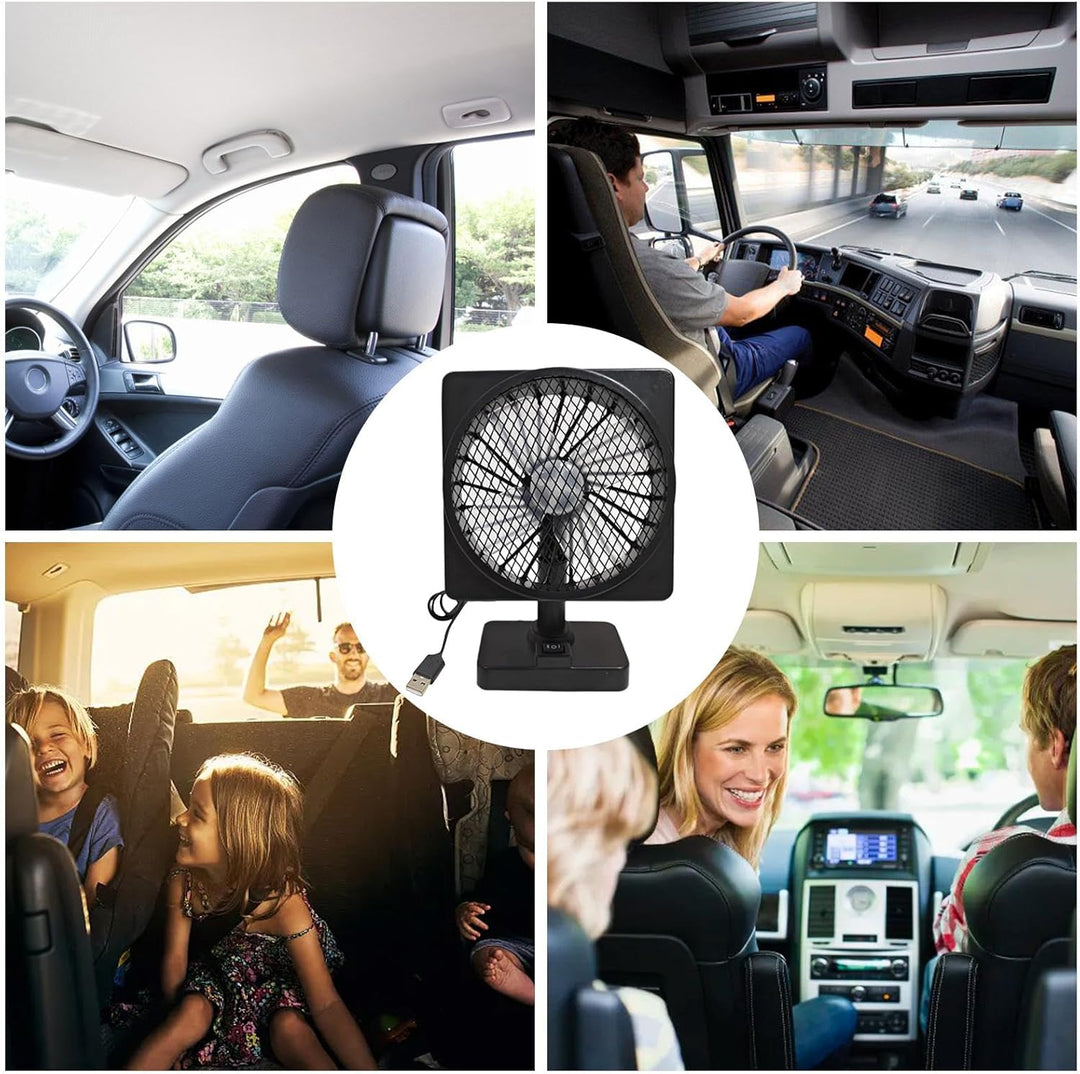 12V USB Air Circulator Car AC Cooling Fan with 360° Rotation (1+1 FREE) – Aurovent