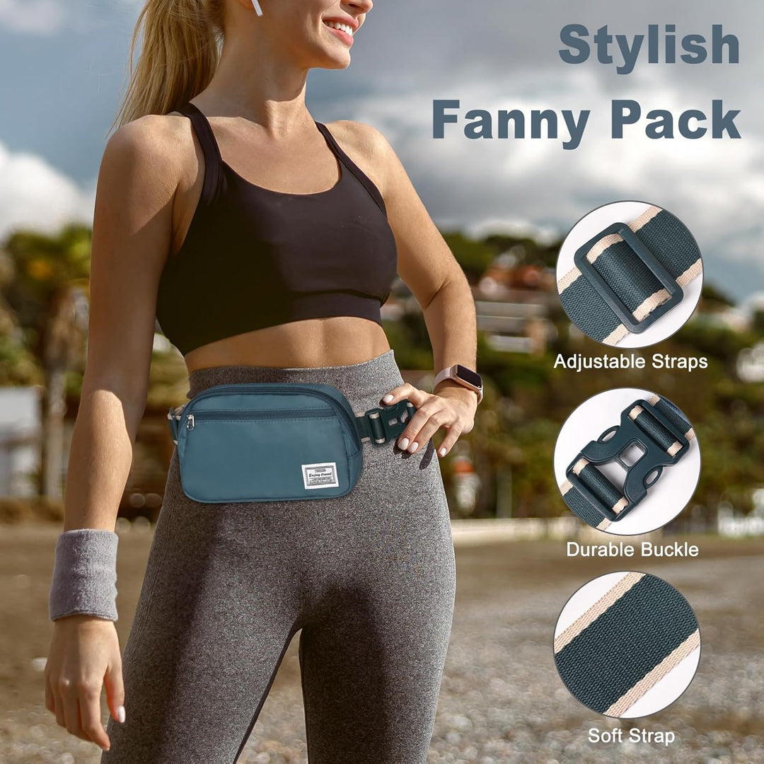 Lightweight Mini Crossbody Waist Bag with Adjustable Strap – Unisex Everyday Pack (1+1 FREE)
