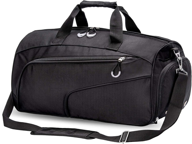 Waterproof 35L Gym Duffel with Shoe Compartment & Wet Pocket – Unisex Sports & Travel Bag