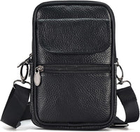 Genuine Leather Multi-Purpose Crossbody & Travel Waist Bag