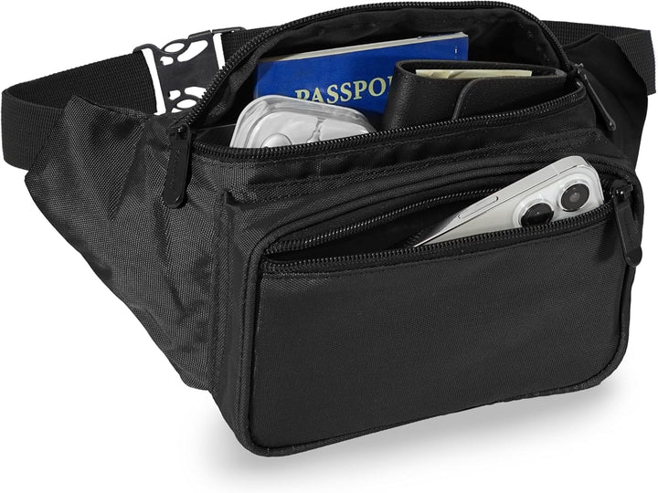 Holographic Bum Bag with Adjustable Strap – Unisex Waist & Festival Pack (1+1 FREE)