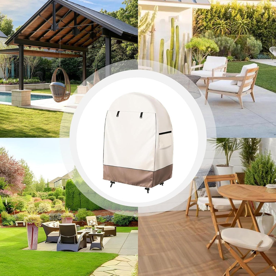 Waterproof Egg Chair Cover with Double Zipper – Solara