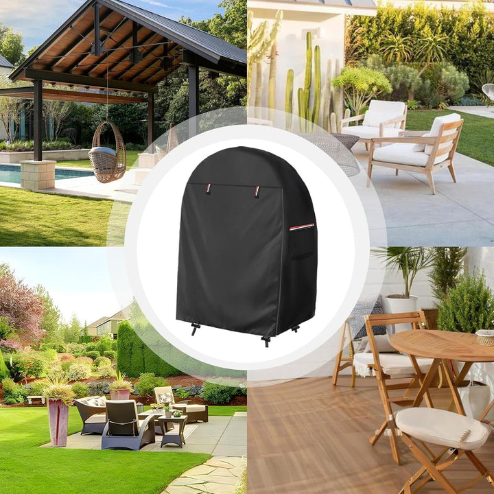 Waterproof Egg Chair Cover with Double Zipper – Solara