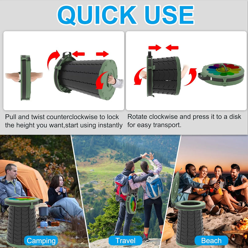 Portable Toilet with Adjustable Height – CampMate