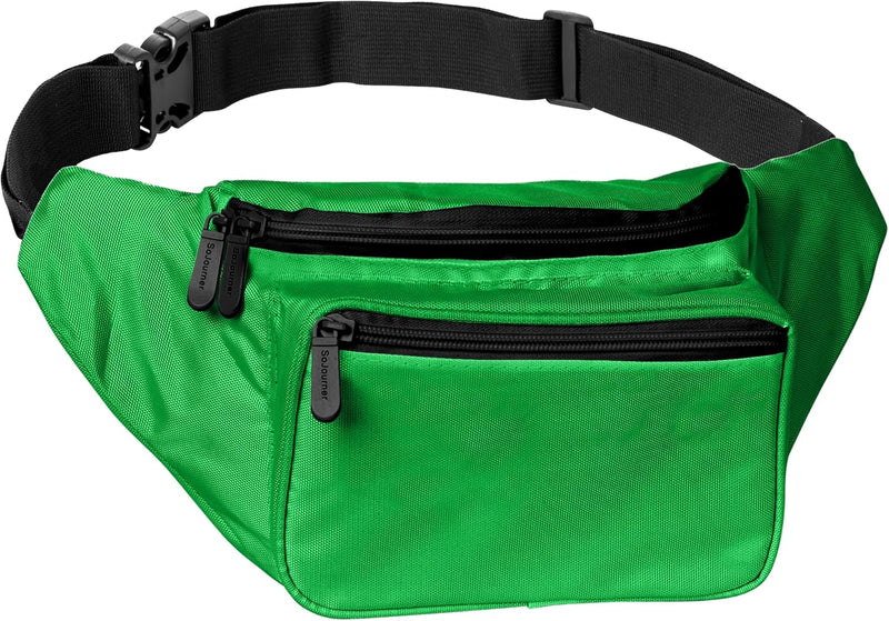 Holographic Bum Bag with Adjustable Strap – Unisex Waist & Festival Pack (1+1 FREE)