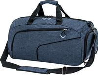 Waterproof 35L Gym Duffel with Shoe Compartment & Wet Pocket – Unisex Sports & Travel Bag