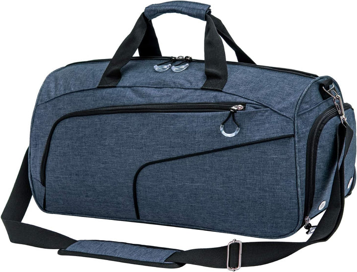 Waterproof 35L Gym Duffel with Shoe Compartment & Wet Pocket – Unisex Sports & Travel Bag