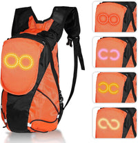 LED Motorcycle Backpack – Luminous Safety Glow Bag for Outdoor & Night Riding – Lumaro