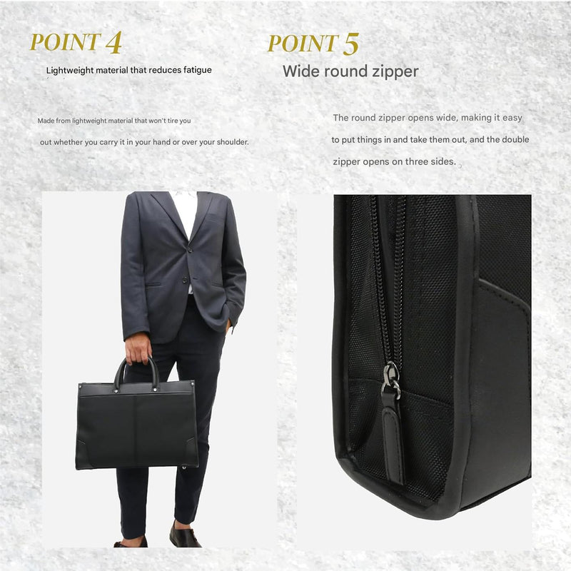 Professional 2-Way Business Briefcase with Organised Storage