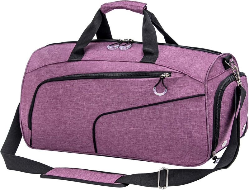 Waterproof 35L Gym Duffel with Shoe Compartment & Wet Pocket – Unisex Sports & Travel Bag