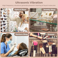 Ultrasonic Jewellery Cleaner 650ml with Watch Holder – ShineMate