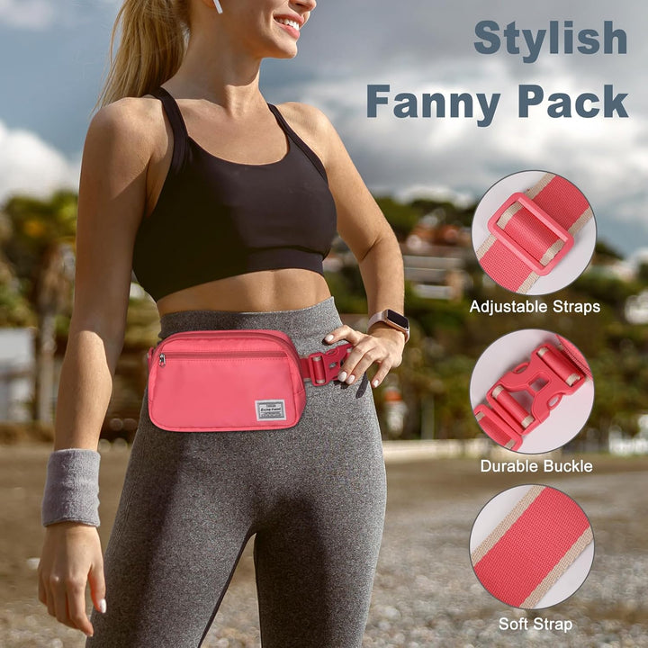 Lightweight Mini Crossbody Waist Bag with Adjustable Strap – Unisex Everyday Pack (1+1 FREE)