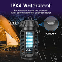 Electric Bug Zapper with 20W UV Light and 4200V Grid, IPX4 Waterproof – Zeytra