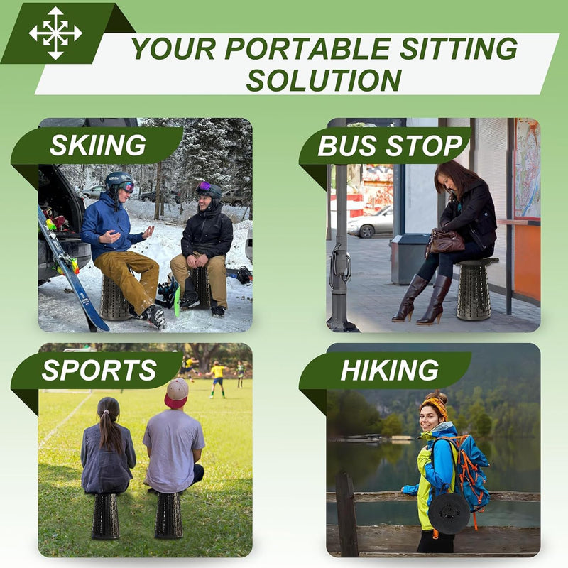 Collapsible Stool with Cushion – SitMax