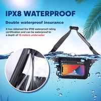 Waterproof Waist Pouch with Phone Holder – Double Pocket & Adjustable Belt (1+1 FREE)