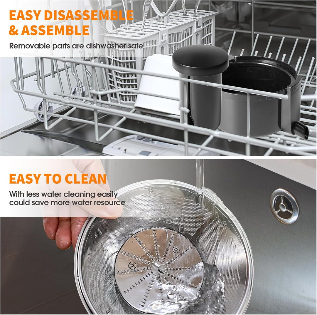 Cold Press Juicer with 3 Speeds – JuicePro