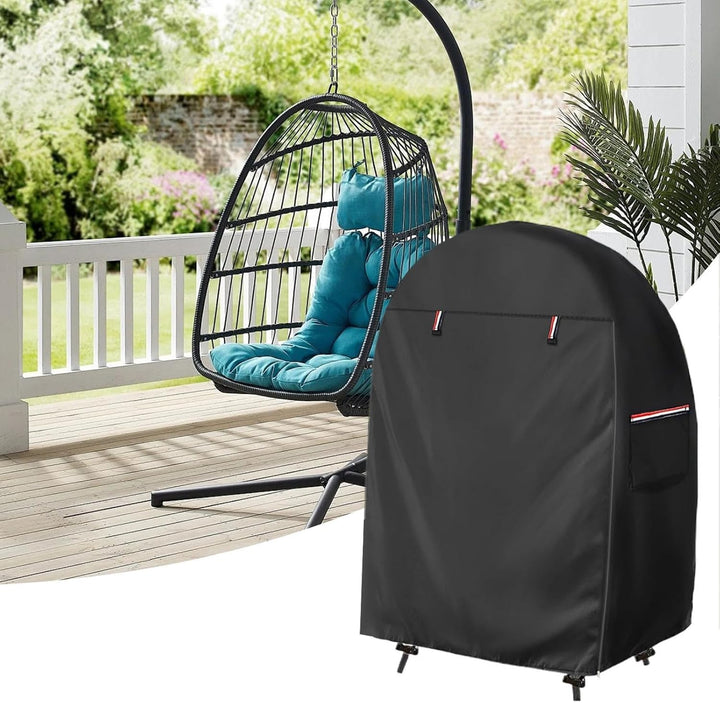 Waterproof Egg Chair Cover with Double Zipper – Solara