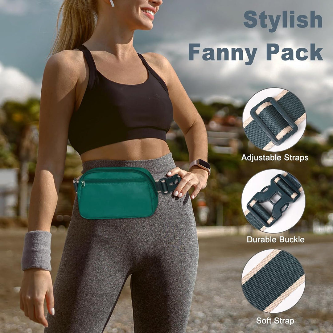 Lightweight Mini Crossbody Waist Bag with Adjustable Strap – Unisex Everyday Pack (1+1 FREE)