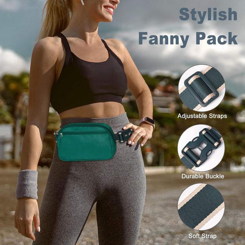 Lightweight Mini Crossbody Waist Bag with Adjustable Strap – Unisex Everyday Pack (1+1 FREE)