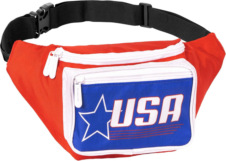 Holographic Bum Bag with Adjustable Strap – Unisex Waist & Festival Pack (1+1 FREE)