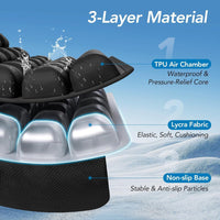 Inflatable Travel Seat Cushion with Ergonomic Pressure Relief – AirComfort