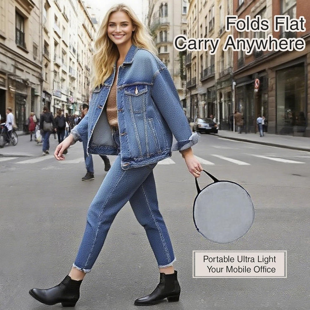 Laptop Sun Shade – Foldable Anti-Glare Privacy Tent for 13–16" Devices – Travory