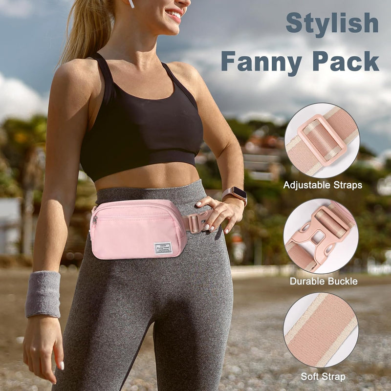 Lightweight Mini Crossbody Waist Bag with Adjustable Strap – Unisex Everyday Pack (1+1 FREE)