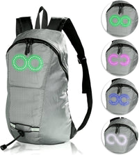 LED Travel Backpack – Waterproof Luminous Rucksack with Audio-Responsive Glow – Nexora