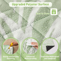 Extra Large Waterproof Picnic Blanket 200 × 200 cm with 3 Layers – MeadowRest