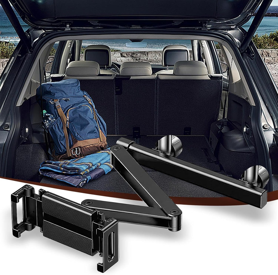 Car Headrest Tablet Holder – Adjustable 360° Backseat Phone & Tablet Mount – Movira