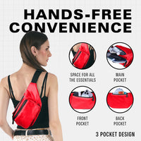 Holographic Bum Bag with Adjustable Strap – Unisex Waist & Festival Pack (1+1 FREE)