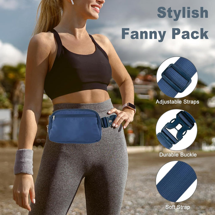 Lightweight Mini Crossbody Waist Bag with Adjustable Strap – Unisex Everyday Pack (1+1 FREE)