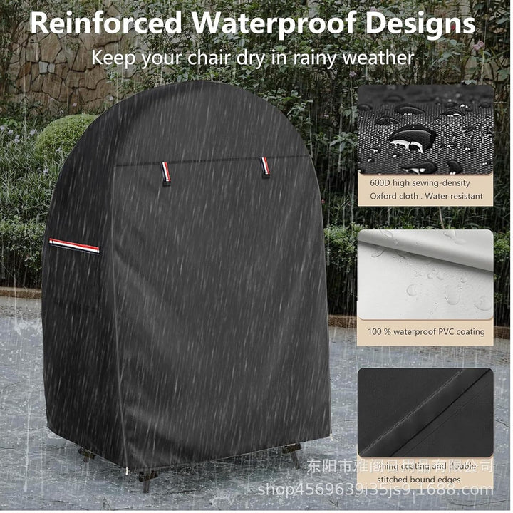 Waterproof Egg Chair Cover with Double Zipper – Solara