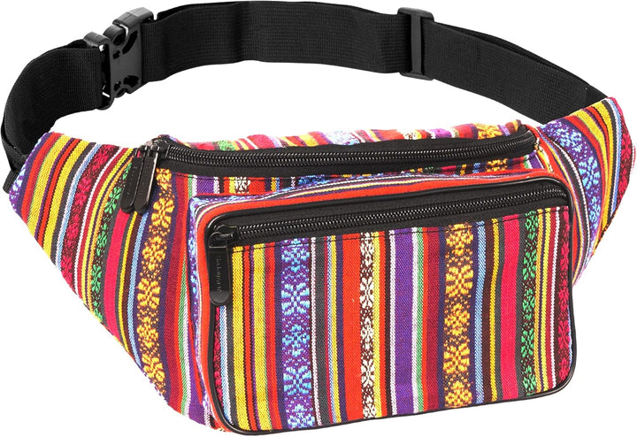 Holographic Bum Bag with Adjustable Strap – Unisex Waist & Festival Pack (1+1 FREE)